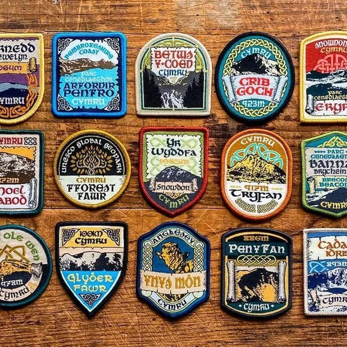 Custom embroidered patches for apparel and bags