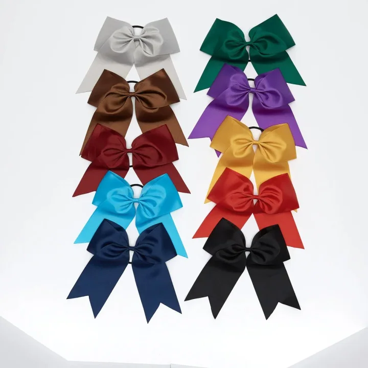 Decorated dance hair bows
