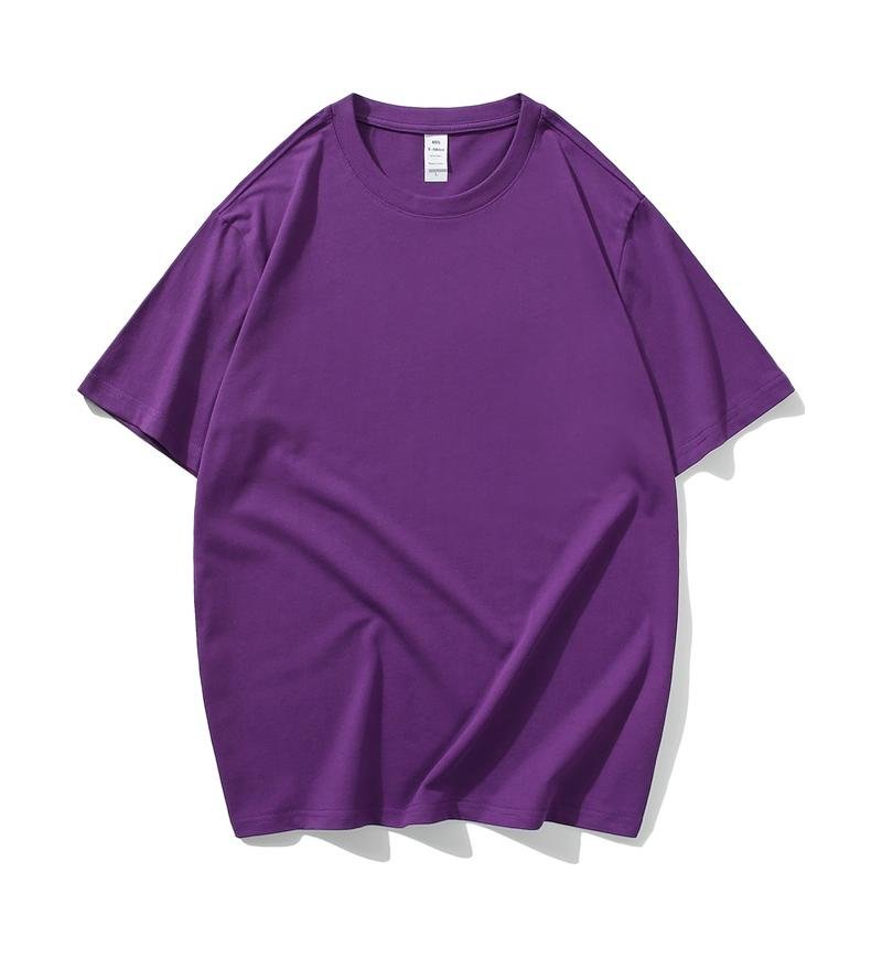 Premium 40S 2-Ply 100% Cotton Basic Crew Neck Adult T-Shirt – Heavyweight 210 GSM OEM Factory Supply