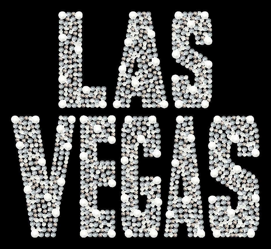 LAS VEGAS Full Crystal Letter Rhinestone T-Shirt – Minimal City Series Bling Tee OEM Factory Supply