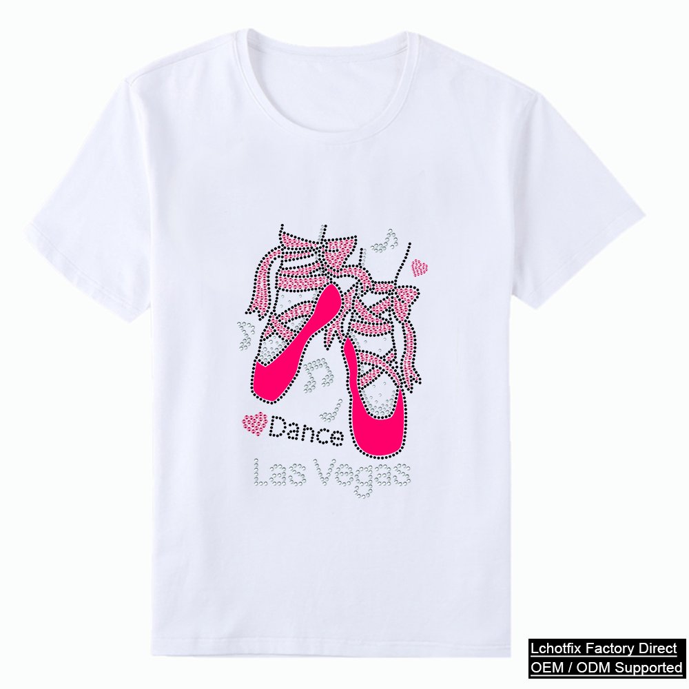 Las Vegas Sparkle Heart Rhinestone T-Shirt – Crystal Swirl Graphic Cotton Tee for Women